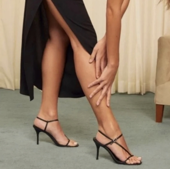 Reformation Ivy Heels, Black, Size 9. NWT - Picture 2 of 5